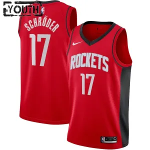 Nike Dječji Dres Houston Rockets Dennis Schroder 17 Icon Edition Swingman Crvena