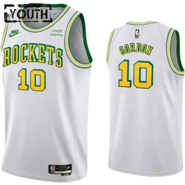 Nike Dječji Dres Houston Rockets Eric Gordon 10 Classic Edition 2022/23 Swingman Bijela