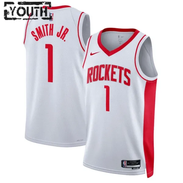 Nike Dječji Dres Houston Rockets Jabari Smith JR 1 Association Edition Swingman Bijela Nike Dječji Dres Houston Rockets Jabari Smith JR 1 Association Edition Swingman Bijela