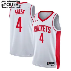 Nike Dječji Dres Houston Rockets Jalen Green 0 Association Edition Swingman Bijela