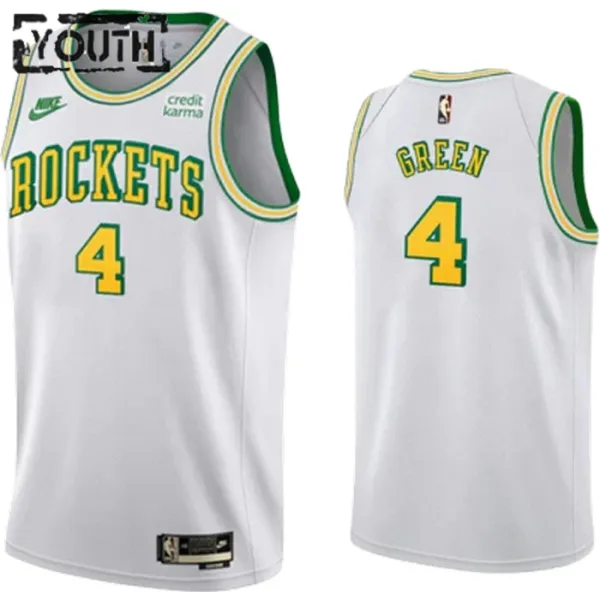 Nike Dječji Dres Houston Rockets Jalen Green 0 Classic Edition 2022/23 Swingman Bijela Nike Dječji Dres Houston Rockets Jalen Green 0 Classic Edition 2022/23 Swingman Bijela