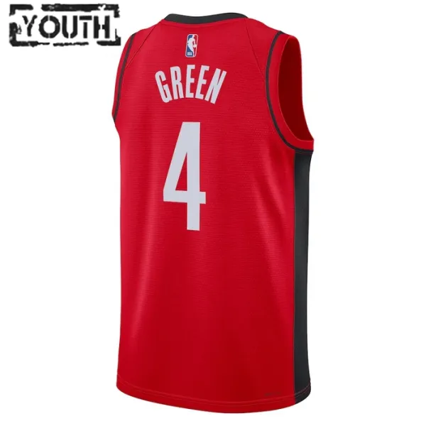 Nike Dječji Dres Houston Rockets Jalen Green 0 Icon Edition Swingman Crvena