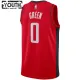 Nike Dječji Dres Houston Rockets Jalen Green 0 Icon Edition Swingman Crvena