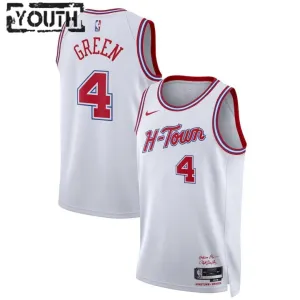 Nike Dječji Dres Houston Rockets Jalen Green 4 City Edition 2023/24 Swingman Bijela