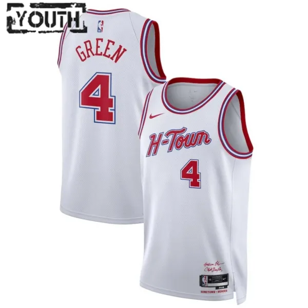 Nike Dječji Dres Houston Rockets Jalen Green 4 City Edition 2023/24 Swingman Bijela Nike Dječji Dres Houston Rockets Jalen Green 4 City Edition 2023/24 Swingman Bijela