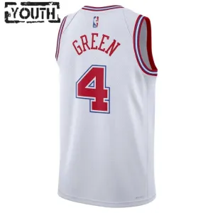 Nike Dječji Dres Houston Rockets Jalen Green 4 City Edition 2023/24 Swingman Bijela