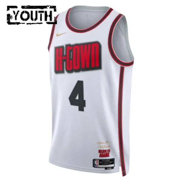 Nike Dječji Dres Houston Rockets Jalen Green City Edition 2024/25 Swingman Bijela