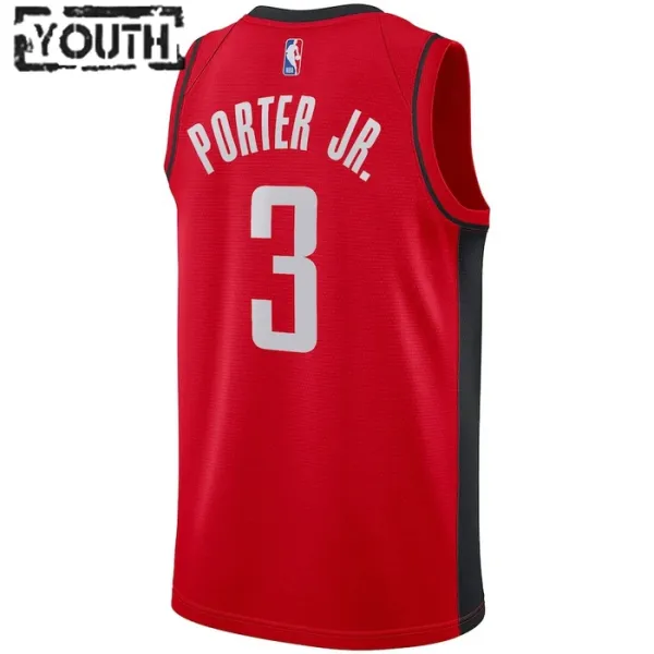 Nike Dječji Dres Houston Rockets Kevin Porter JR 3 Icon Edition Swingman Crvena