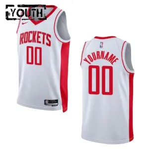 Nike Dječji Dres Houston Rockets Personalizacija Association Edition Swingman Bijela Nike Dječji Dres Houston Rockets Personalizacija Association Edition Swingman Bijela