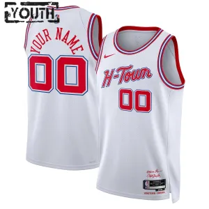 Nike Dječji Dres Houston Rockets Personalizacija City Edition 2023/24 Swingman Bijela