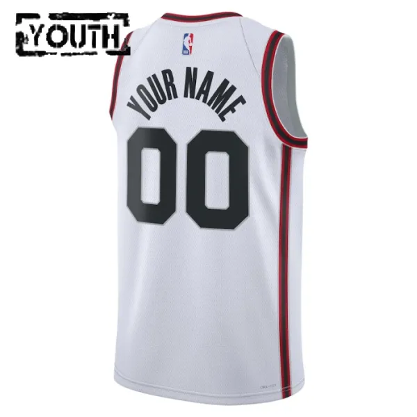 Nike Dječji Dres Houston Rockets Personalizacija City Edition 2024/25 Swingman Bijela