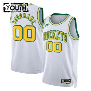Nike Dječji Dres Houston Rockets Personalizacija Classic Edition 2022/23 Swingman Bijela