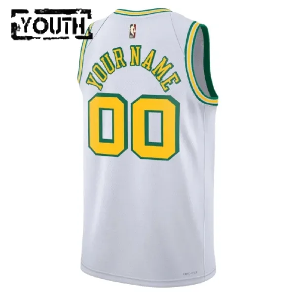 Nike Dječji Dres Houston Rockets Personalizacija Classic Edition 2022/23 Swingman Bijela