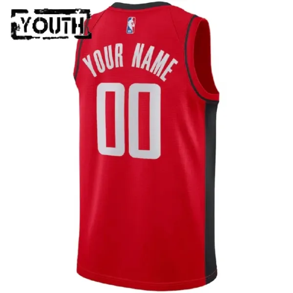 Nike Dječji Dres Houston Rockets Personalizacija Icon Edition Swingman Crvena