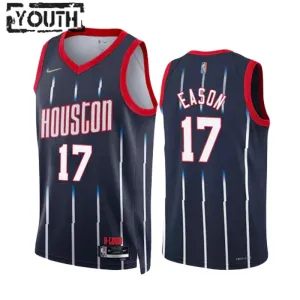 Nike Dječji Dres Houston Rockets Tari Eason 17 City Edition 2022/23 Swingman Navy