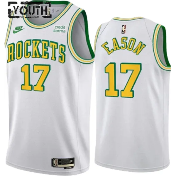 Nike Dječji Dres Houston Rockets Tari Eason 17 Classic Edition 2022/23 Swingman Bijela Nike Dječji Dres Houston Rockets Tari Eason 17 Classic Edition 2022/23 Swingman Bijela