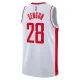 Nike Muški Dres Houston Rockets Alperen Sengun 28 Association Edition Swingman Bijela