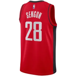 Nike Muški Dres Houston Rockets Alperen Sengun 28 Icon Edition Swingman Crvena