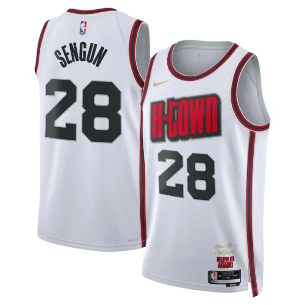 Nike Muški Dres Houston Rockets Alperen Sengun City Edition 2024/25 Swingman Bijela Nike Muški Dres Houston Rockets Alperen Sengun City Edition 2024/25 Swingman Bijela