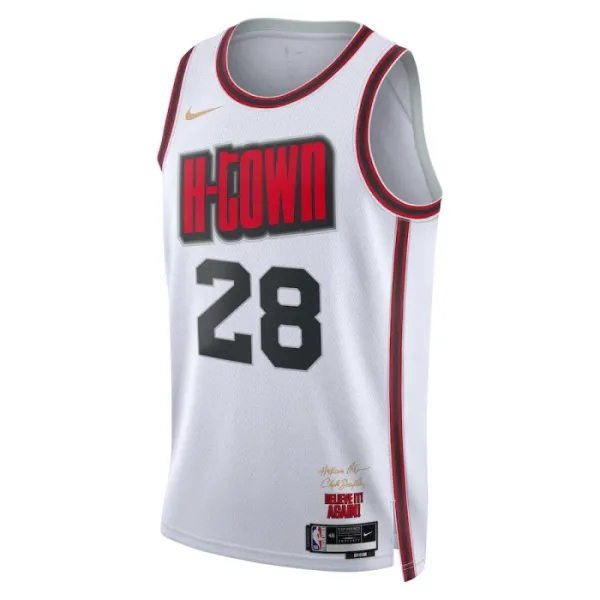 Nike Muški Dres Houston Rockets Alperen Sengun City Edition 2024/25 Swingman Bijela