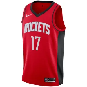 Nike Muški Dres Houston Rockets Dennis Schroder 17 Icon Edition Swingman Crvena