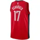 Nike Muški Dres Houston Rockets Dennis Schroder 17 Icon Edition Swingman Crvena