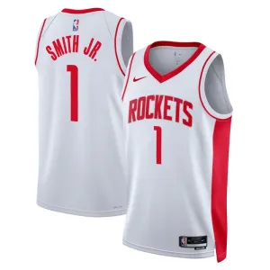 Nike Muški Dres Houston Rockets Jabari Smith JR 1 Association Edition Swingman Bijela