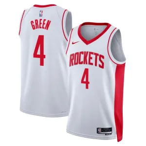 Nike Muški Dres Houston Rockets Jalen Green 0 Association Edition Swingman Bijela