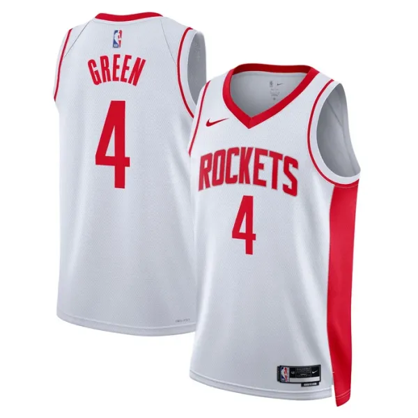 Nike Muški Dres Houston Rockets Jalen Green 0 Association Edition Swingman Bijela Nike Muški Dres Houston Rockets Jalen Green 0 Association Edition Swingman Bijela