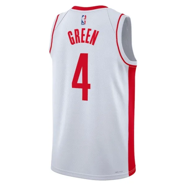 Nike Muški Dres Houston Rockets Jalen Green 0 Association Edition Swingman Bijela