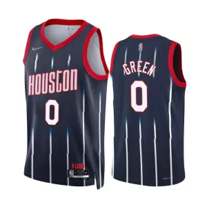 Nike Muški Dres Houston Rockets Jalen Green 0 City Edition 2022/23 Swingman Navy