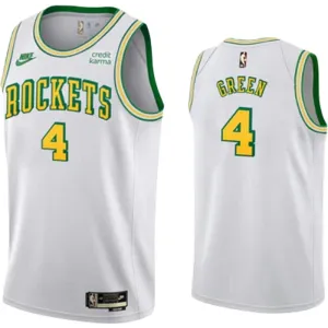 Nike Muški Dres Houston Rockets Jalen Green 0 Classic Edition 2022/23 Swingman Bijela