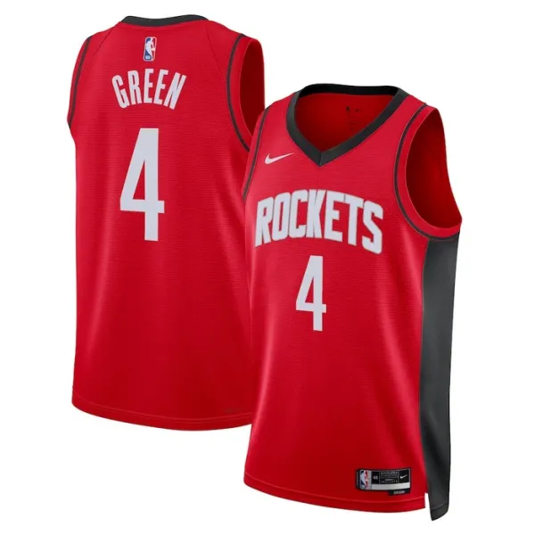 Nike Muški Dres Houston Rockets Jalen Green 0 Icon Edition Swingman Crvena Nike Muški Dres Houston Rockets Jalen Green 0 Icon Edition Swingman Crvena