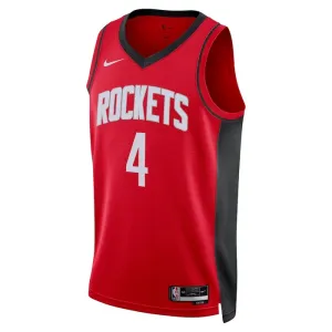 Nike Muški Dres Houston Rockets Jalen Green 0 Icon Edition Swingman Crvena