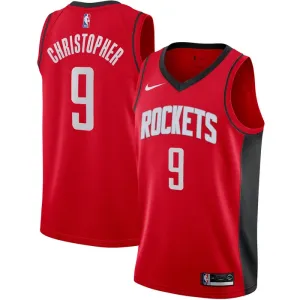 Nike Muški Dres Houston Rockets Josh Christopher 9 Icon Edition Swingman Crvena