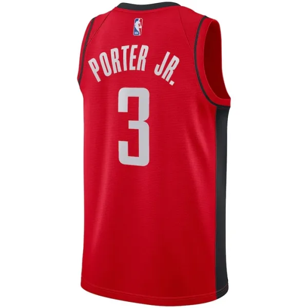 Nike Muški Dres Houston Rockets Kevin Porter JR 3 Icon Edition Swingman Crvena