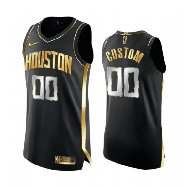 Nike Muški Dres Houston Rockets Limited Personalizacija Golden Edition Swingman Crna Nike Muški Dres Houston Rockets Limited Personalizacija Golden Edition Swingman Crna