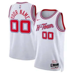 Nike Muški Dres Houston Rockets Personalizacija City Edition 2023/24 Swingman Bijela