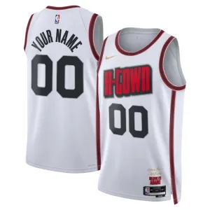 Nike Muški Dres Houston Rockets Personalizacija City Edition 2024/25 Swingman Bijela