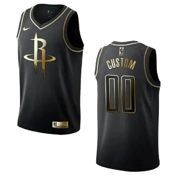 Nike Muški Dres Houston Rockets Personalizacija Golden Edition Swingman Crna Nike Muški Dres Houston Rockets Personalizacija Golden Edition Swingman Crna