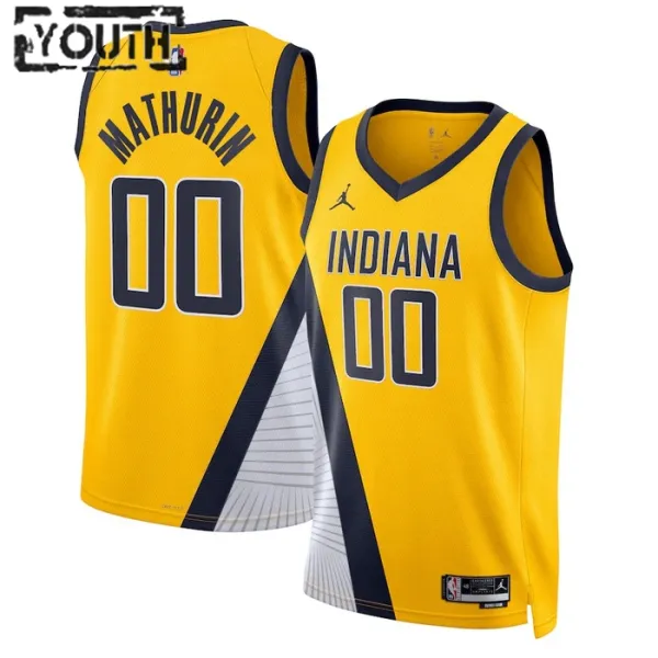Dječji Dres Indiana Pacers Jordan Bennedict Mathurin 00 Statement Edition Swingman Navy Dječji Dres Indiana Pacers Jordan Bennedict Mathurin 00 Statement Edition Swingman Navy