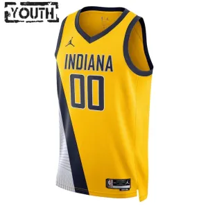 Dječji Dres Indiana Pacers Jordan Bennedict Mathurin 00 Statement Edition Swingman Navy