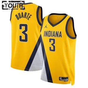 Dječji Dres Indiana Pacers Jordan Chris Duarte 3 Statement Edition Swingman Navy