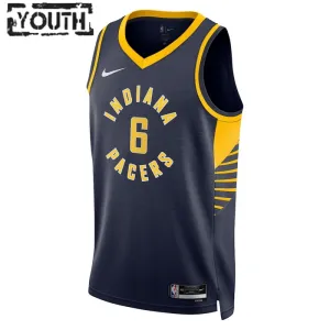 Nike Dječji Dres Indiana Pacers Lance Stephenson 6 Icon Edition Swingman Navy