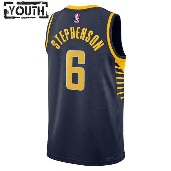 Nike Dječji Dres Indiana Pacers Lance Stephenson 6 Icon Edition Swingman Navy