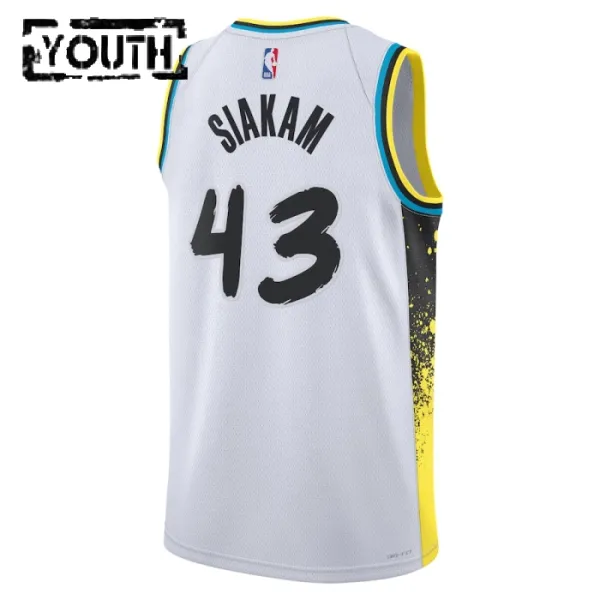 Nike Dječji Dres Indiana Pacers Pascal Siakam City Edition 2024/25 Swingman Bijela