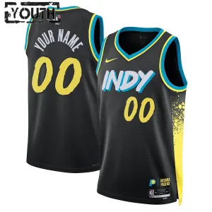 Nike Dječji Dres Indiana Pacers Personalizacija City Edition 2023/24 Swingman Crna