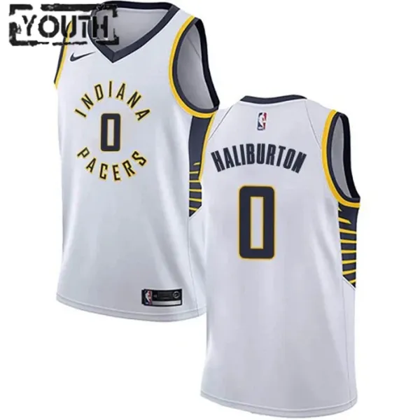 Nike Dječji Dres Indiana Pacers Tyrese Haliburton 0 Association Edition Swingman Bijela Nike Dječji Dres Indiana Pacers Tyrese Haliburton 0 Association Edition Swingman Bijela