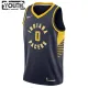 Nike Dječji Dres Indiana Pacers Tyrese Haliburton 0 Icon Edition Swingman Navy