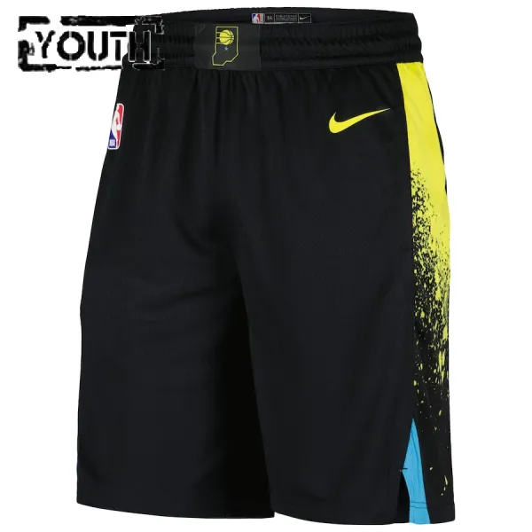 Nike Dječji Kratke Hlače Indiana Pacers City Edition 2023/24 Swingman Crna
